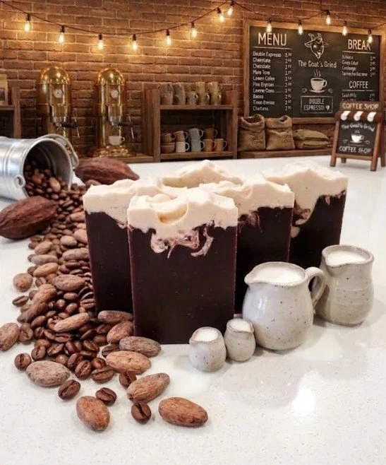 Double Espresso Goat Milk Soap With Colloidal Coffee