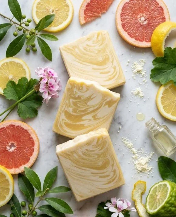 Sun-Kissed Citrus Goat Milk Soap