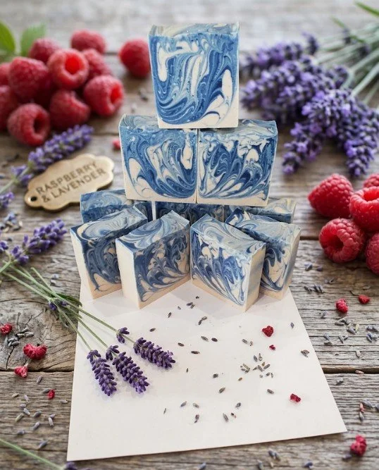 Blue Raspberry Goat Milk Soap