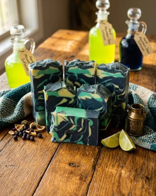 Tropical Dew Drift Goat Milk & Beer Soap - Tall Bars
