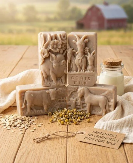 Nourishing Goat Milk Soap Bars - Tan