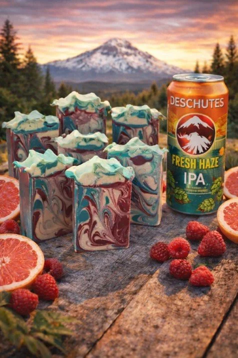 Rockin' Raspberry Haze Goat Milk and Beer Soap