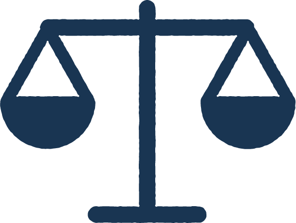 Icon of scales of justice