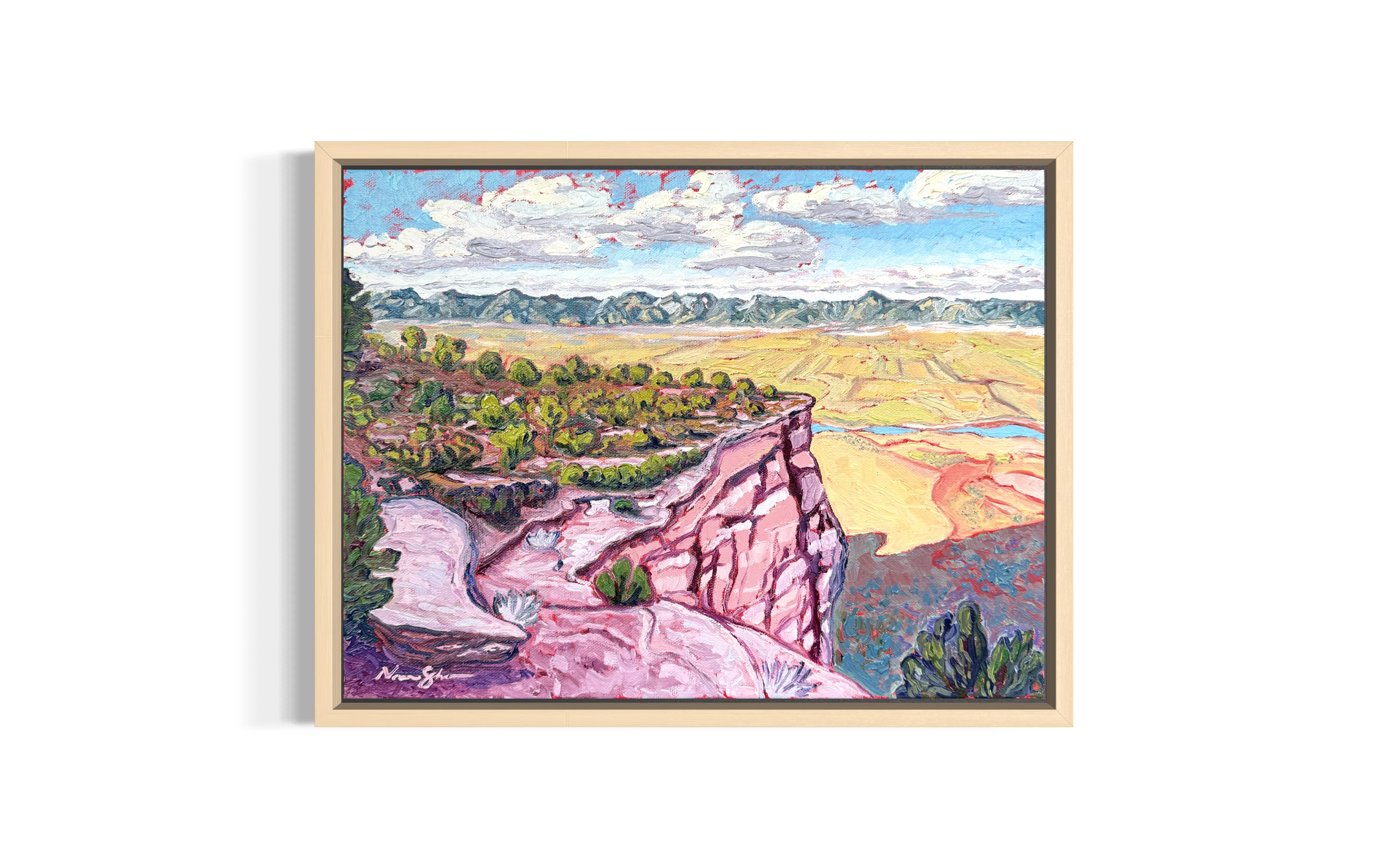 Above Grand Valley, Spring, 16 x 12, Oil on Canvas ($950 framed, $800 unframed)