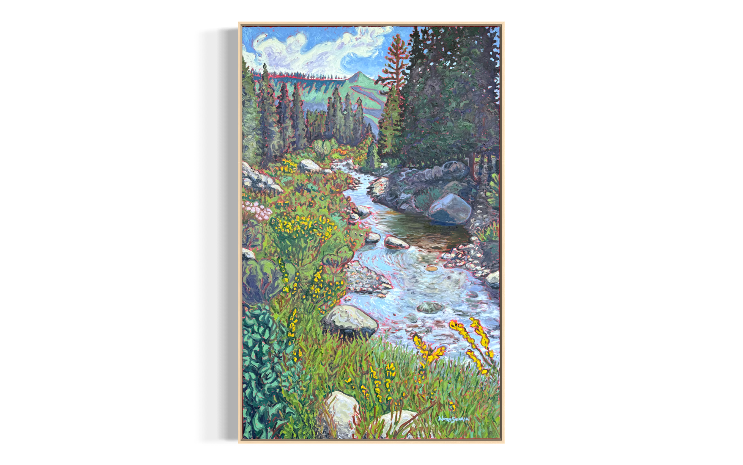 🔴 SOLD — Los Pinos, Summer, 48 x 30, Oil on Canvas