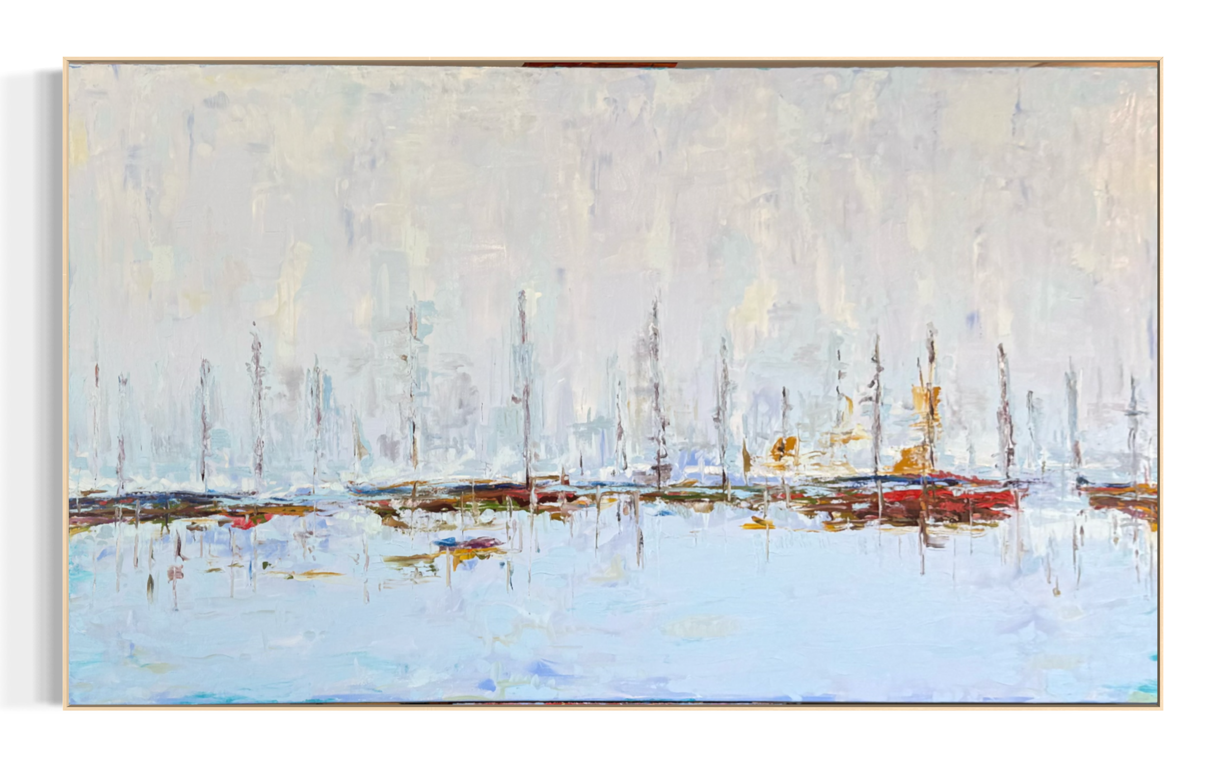 SOLD — The Barton, Oil on Canvas, 72 x 42.5