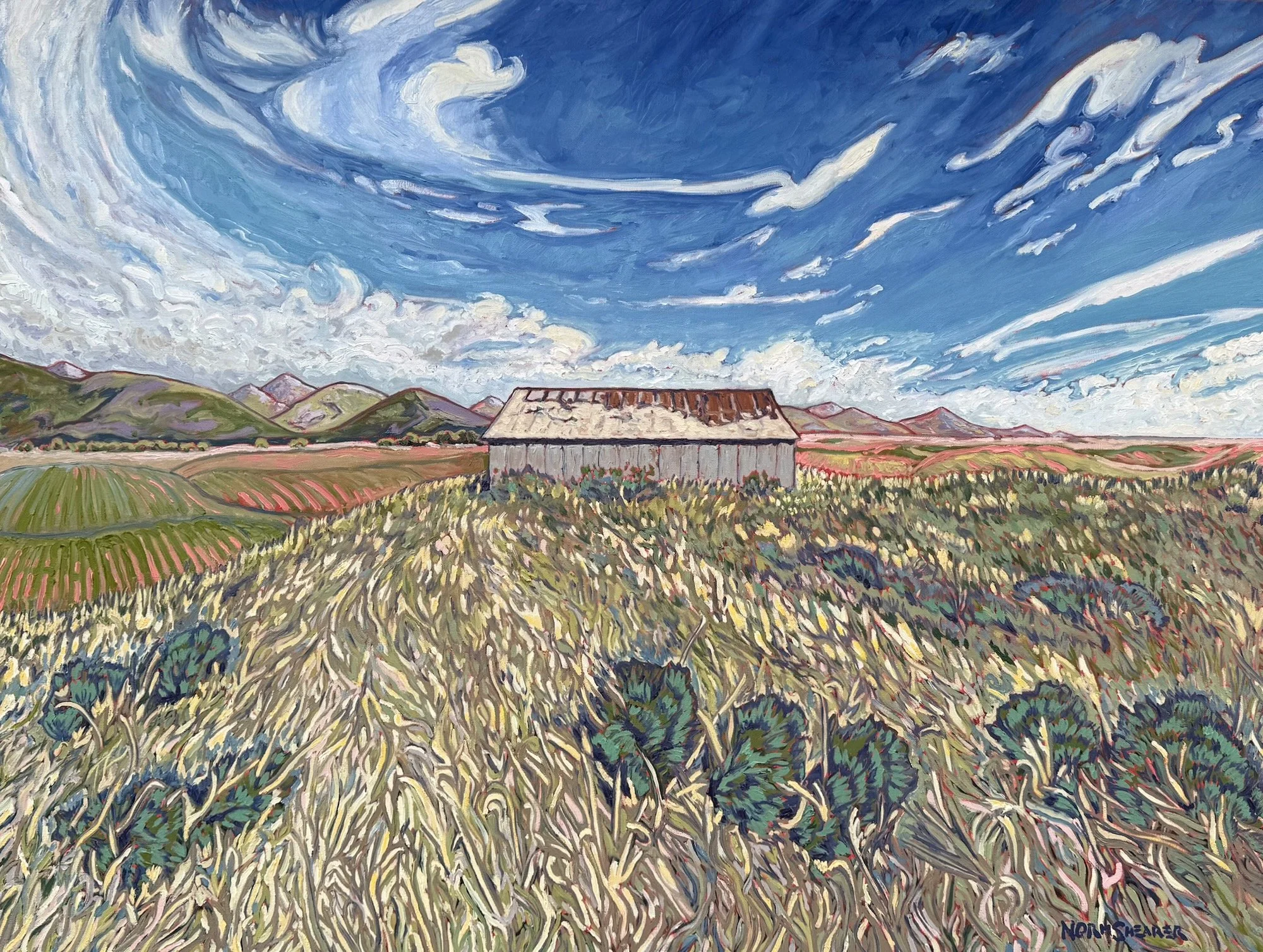 "Antelope Flats" 48 x 36, Oil on Canvas, $6,900 unframed