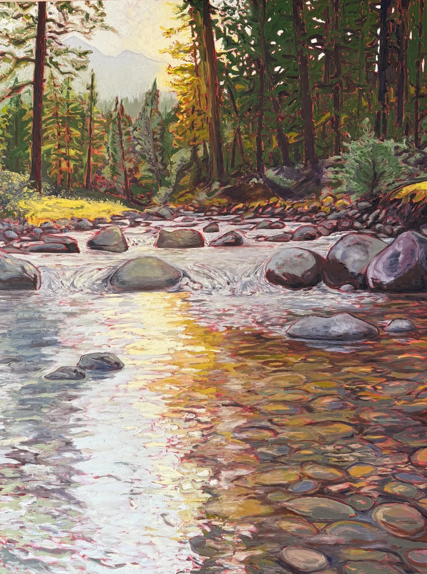 "Pammy's Spot" 36 x 48, Oil on Canvas, Commission