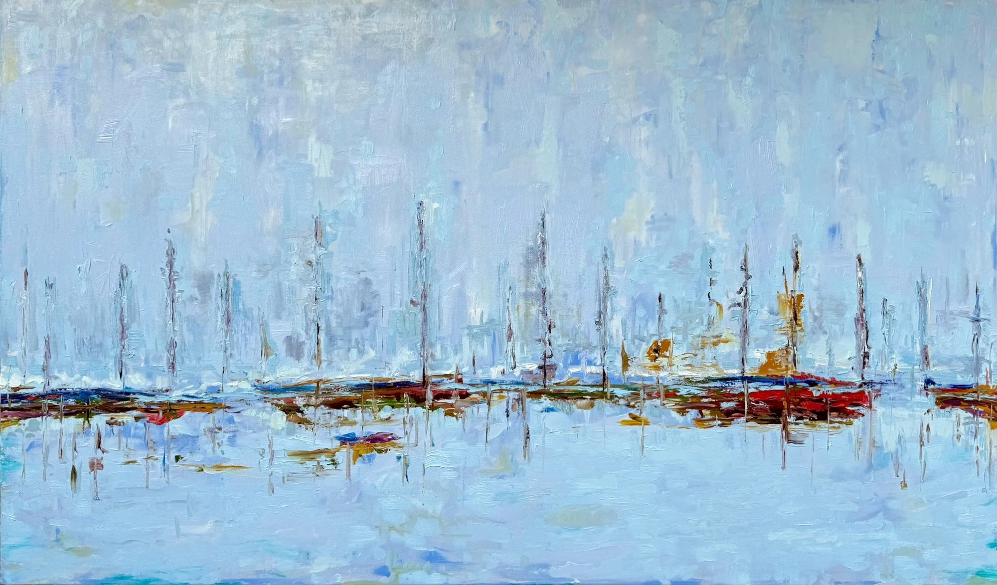"The Friendship" 72 x 42.5, Oil on Canvas, Commission 