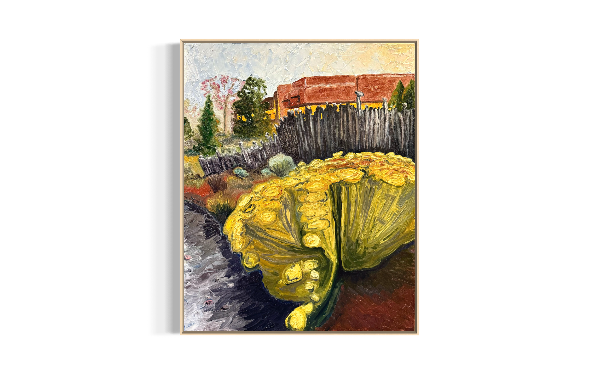 Ojo Dusk, Winter, 30 x 24, Oil on Canvas ($2500 framed, $2200 unframed)