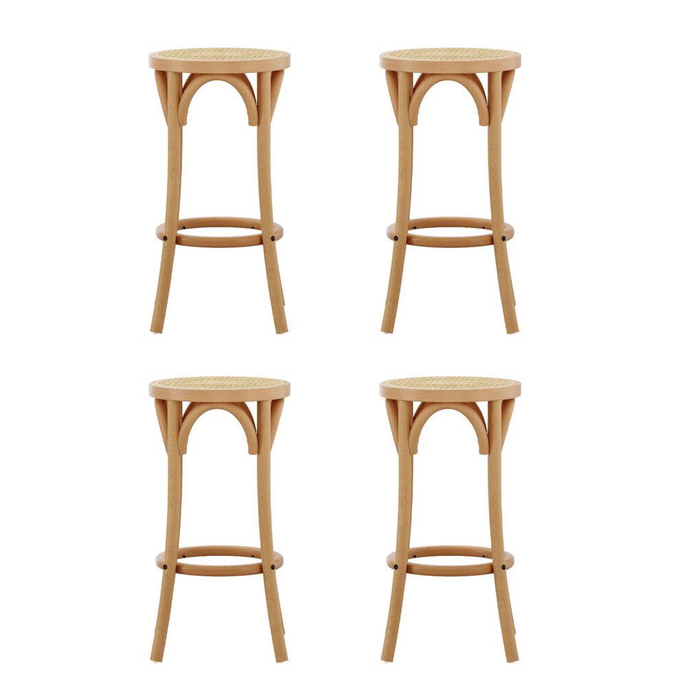 Timber Rattan Stool