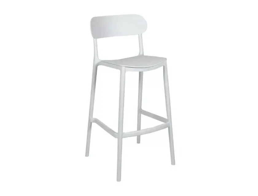 White Charlie Bar Stool
