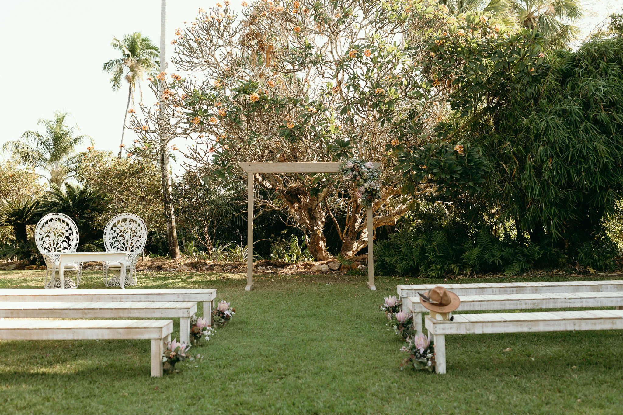 White-wash Benches