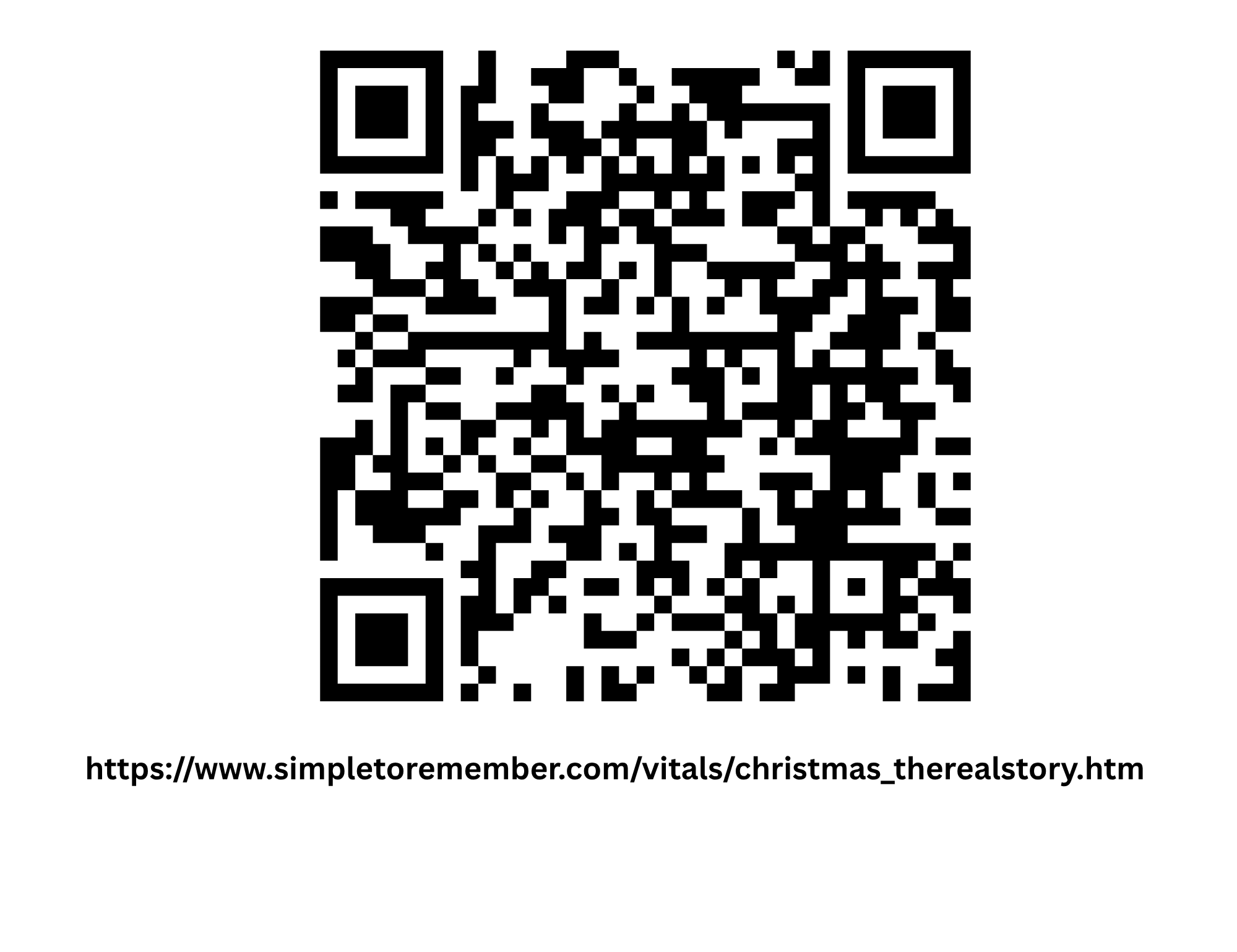 A black and white QR code on a white background with black borders.