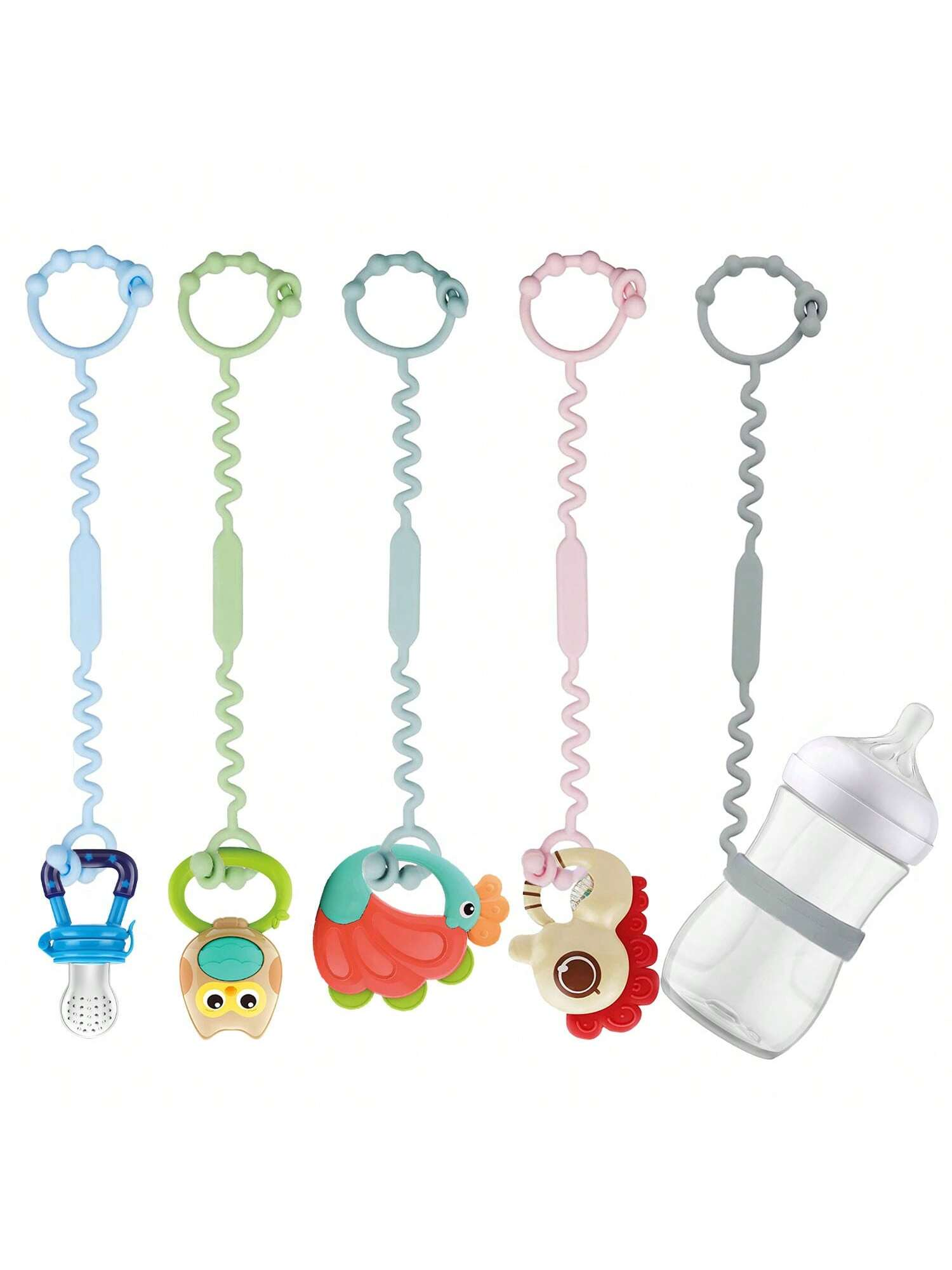 Silicone Toy Straps & Bottle Leashes