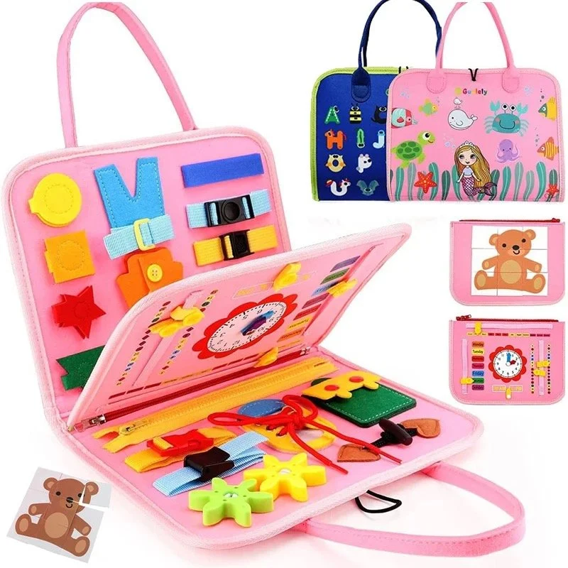 6-in-1 Sensory Busy Book