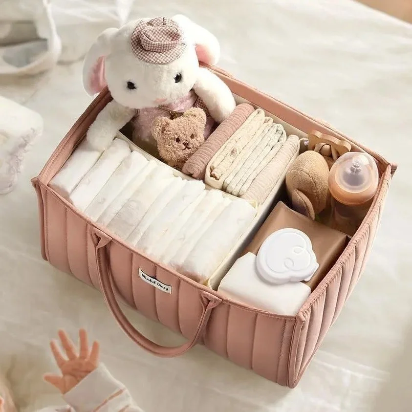 Quilted Diaper Caddy