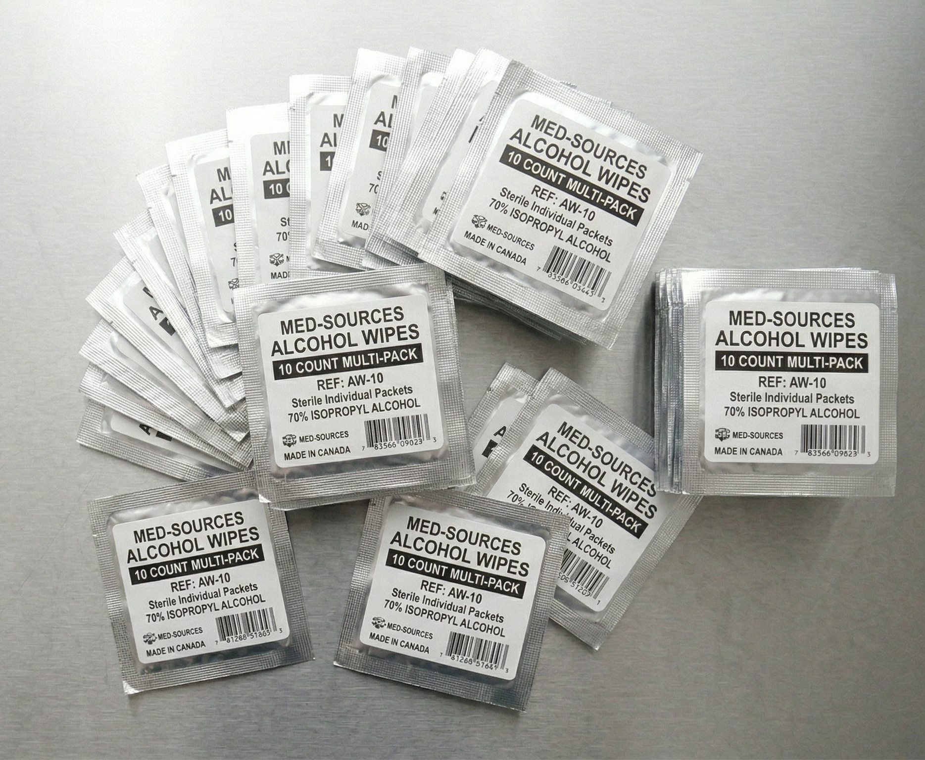 Alcohol Prep Pads For Injection – 10 Pads