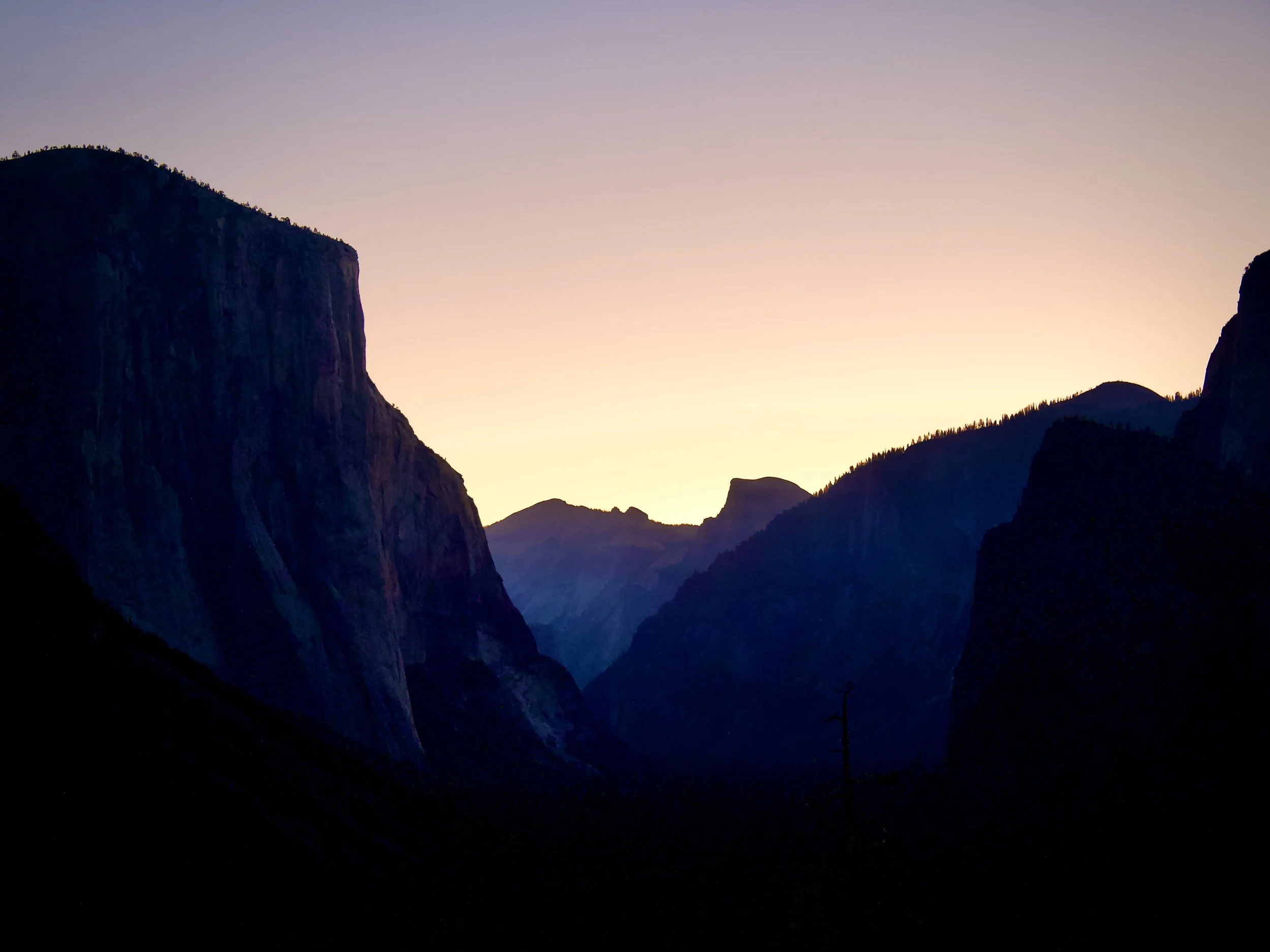 Sunrise, Tunnel View, Yosemite