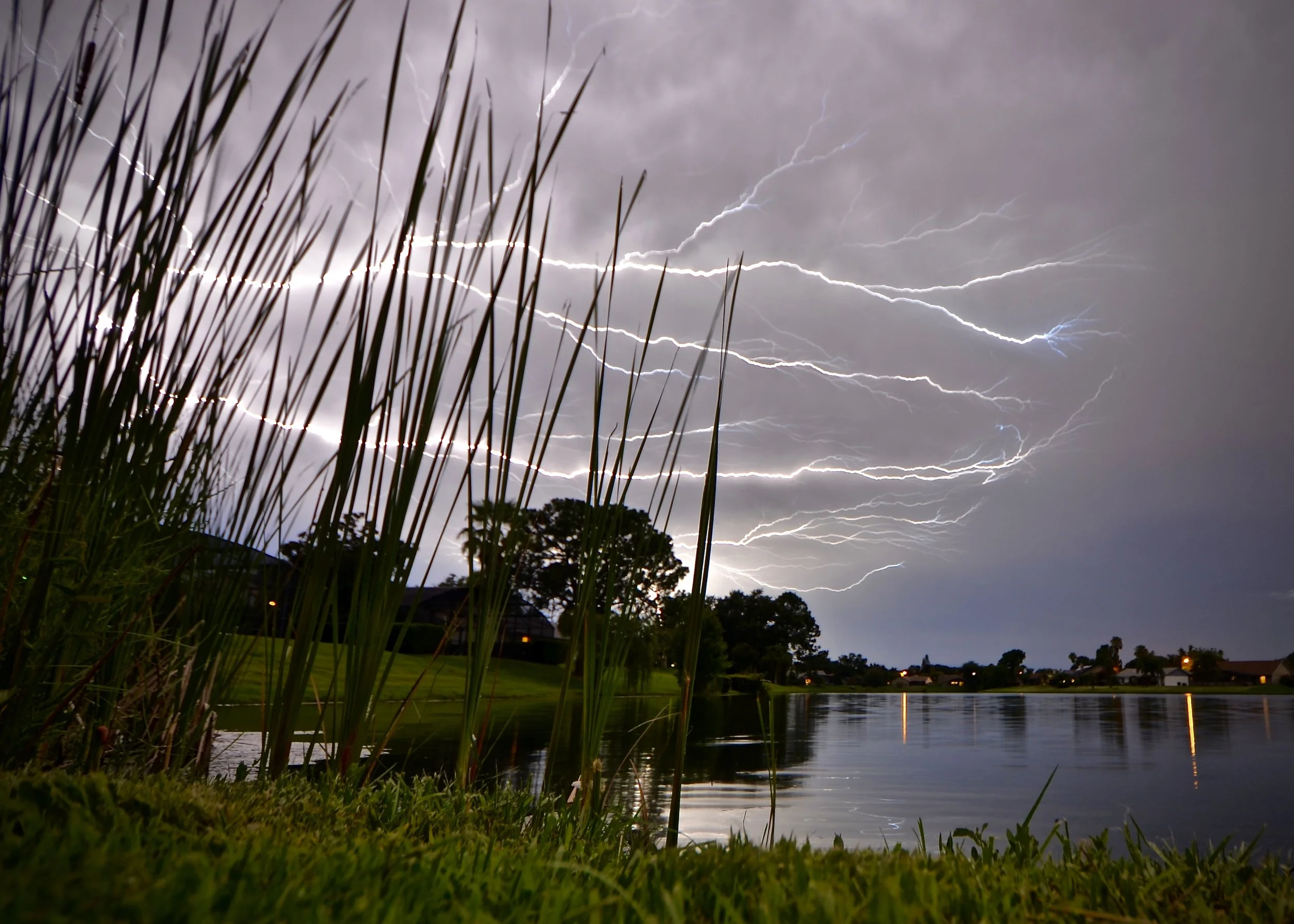 Backyard lightning