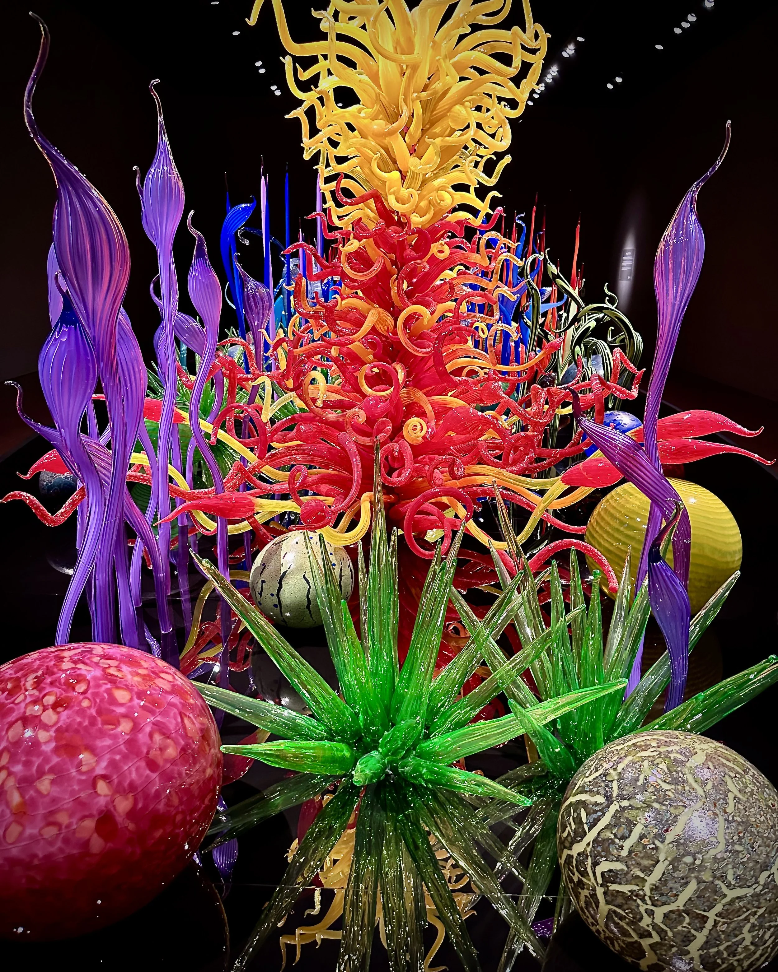 Chihuly installation in Seattle
