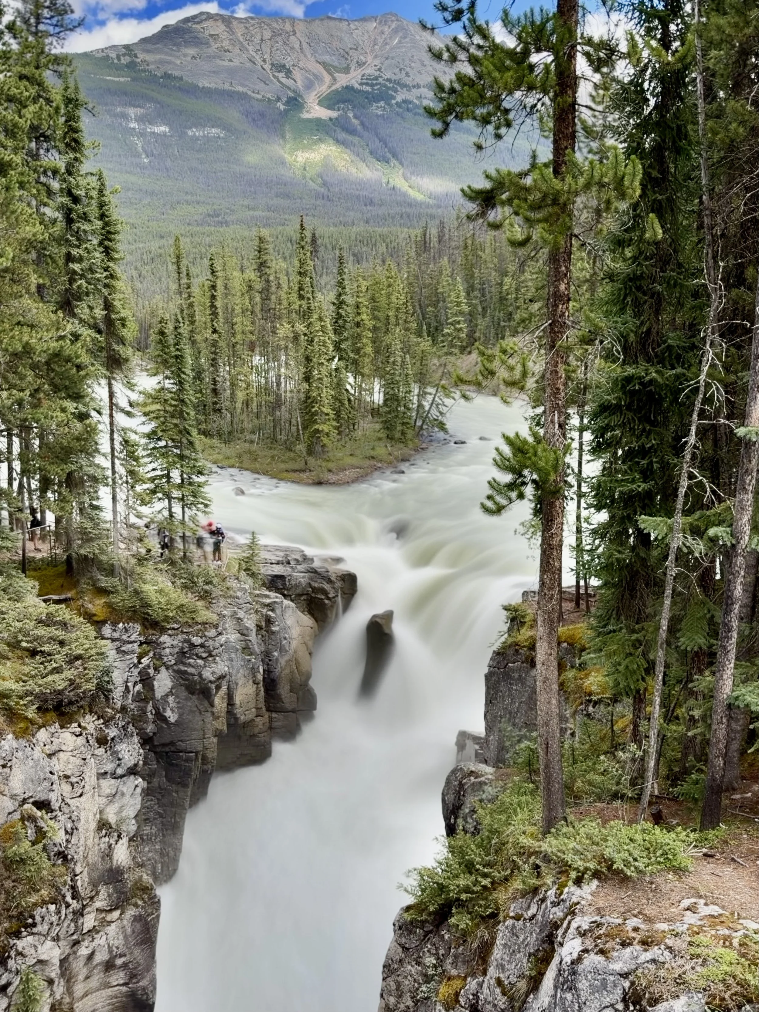 Sunwapta Falls in Jasper