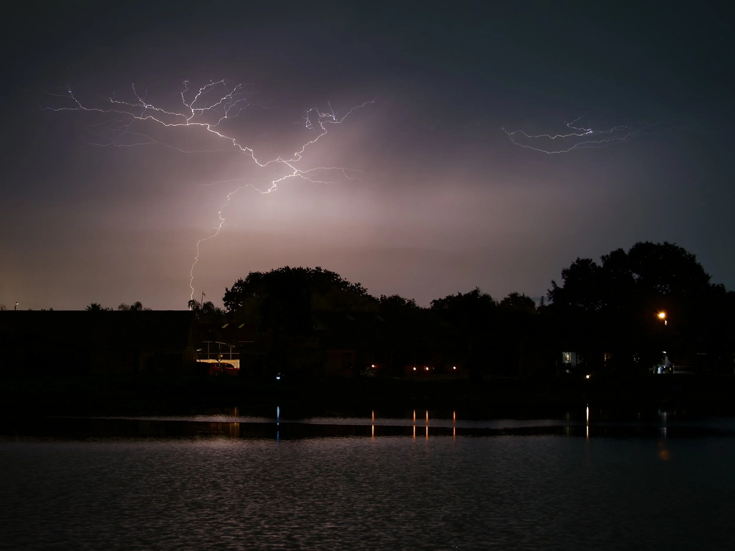 Backyard lightning