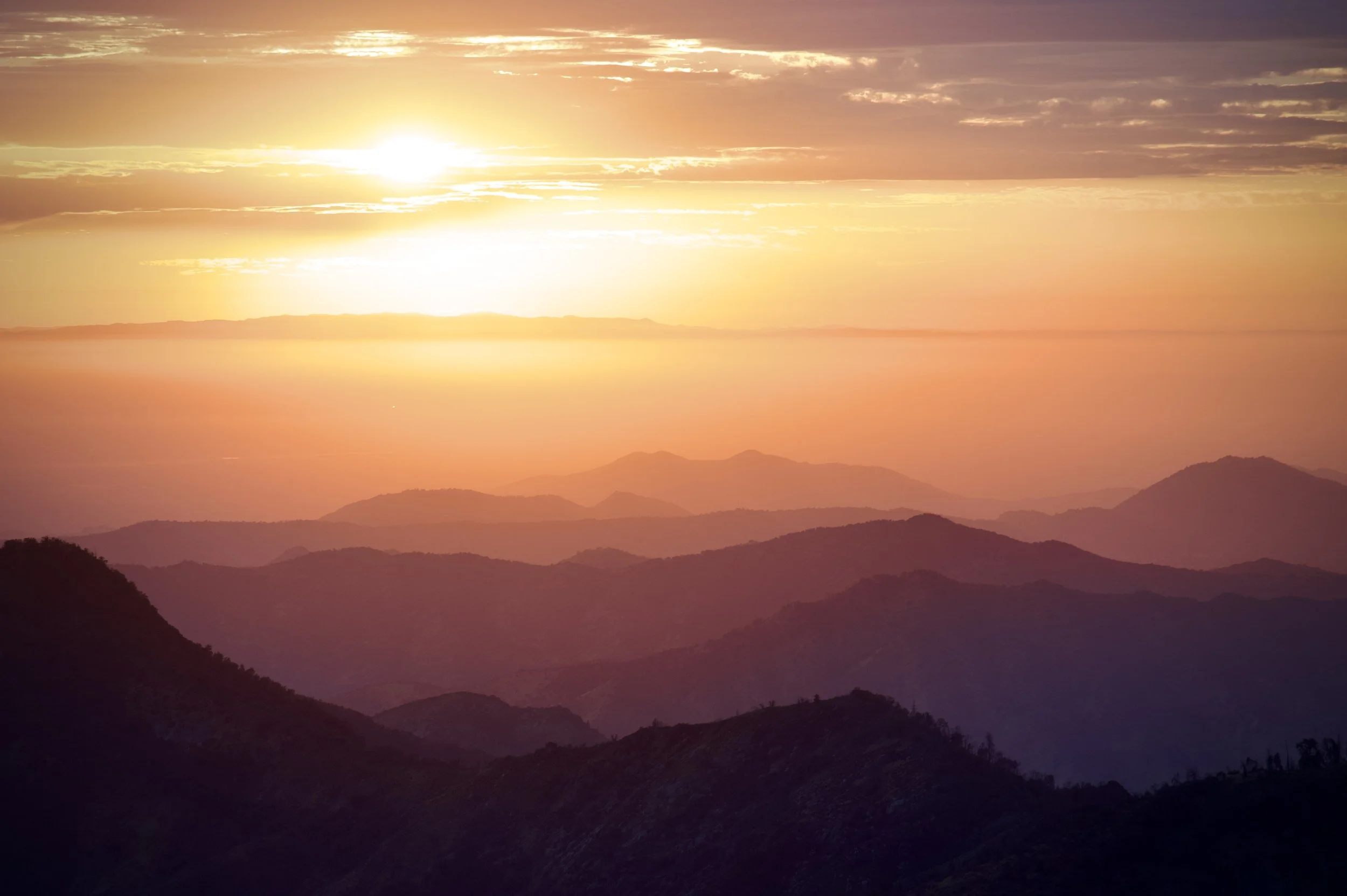 Sequoia National Park from atop Moro Rock