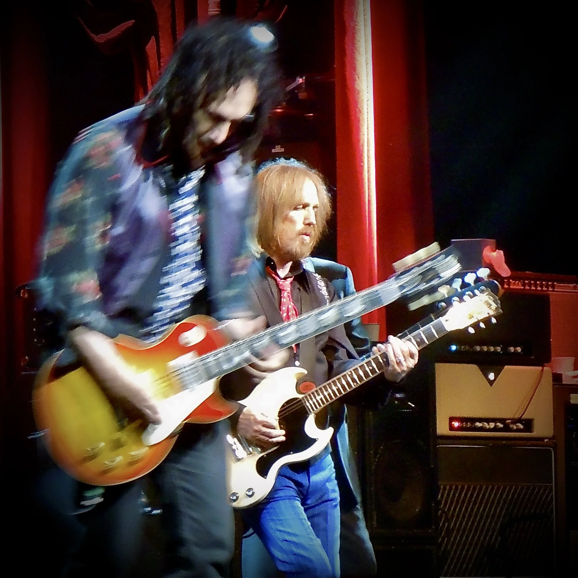 Mike Campbell and Tom Petty, Tampa, 2012