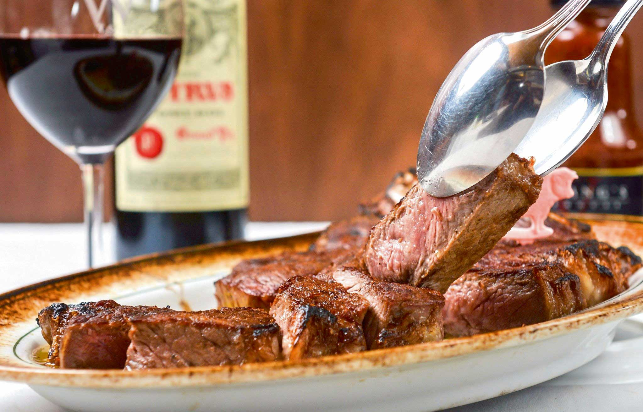 Wolfgangs Steakhouse USDA Prime dry aged beef BGC fine dining