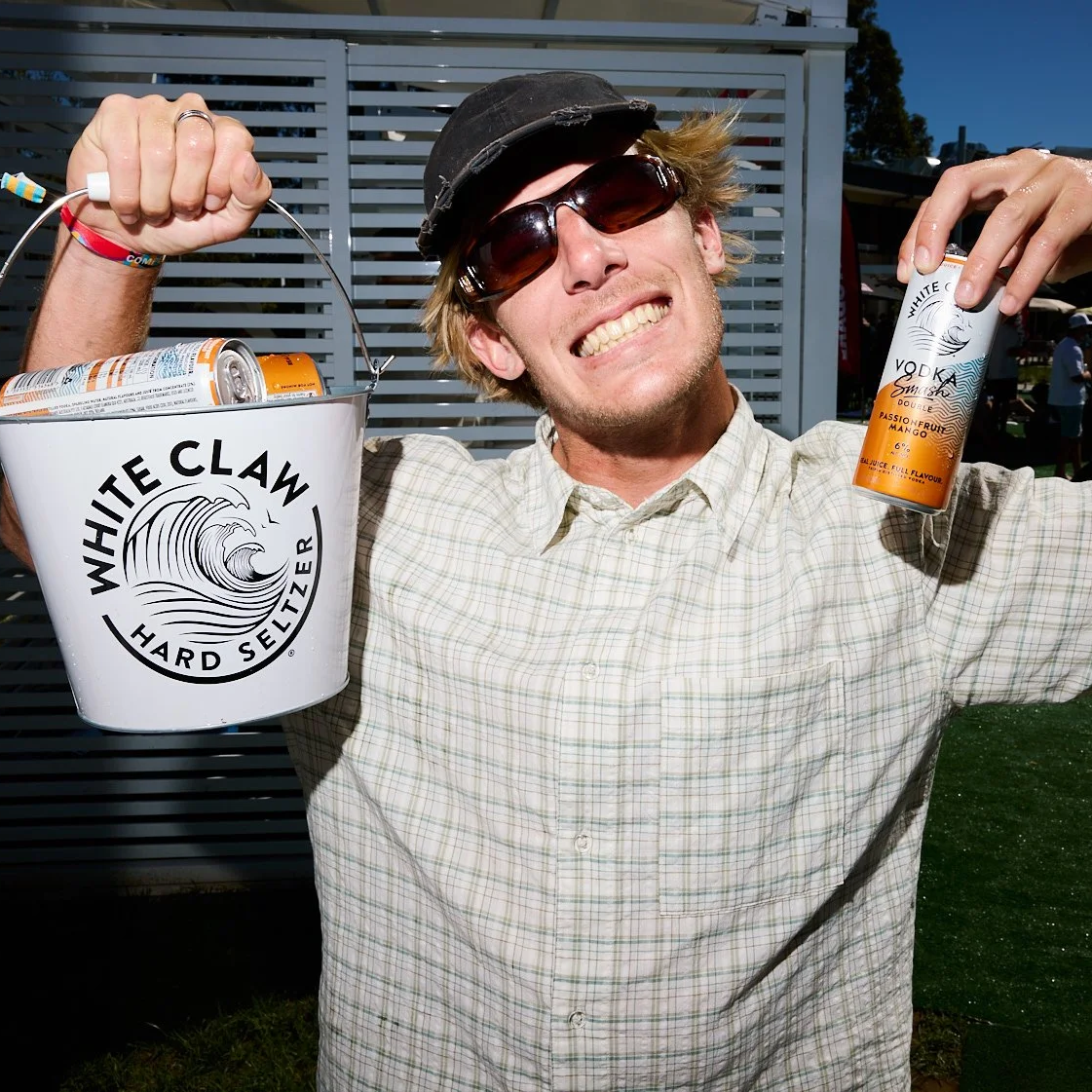 Branded Drink buckets for White Claw