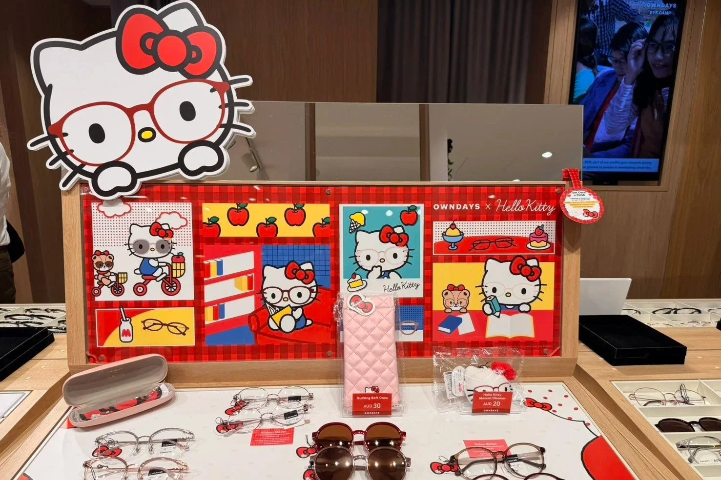 brandpulse retail pos for hello kitty x owndays