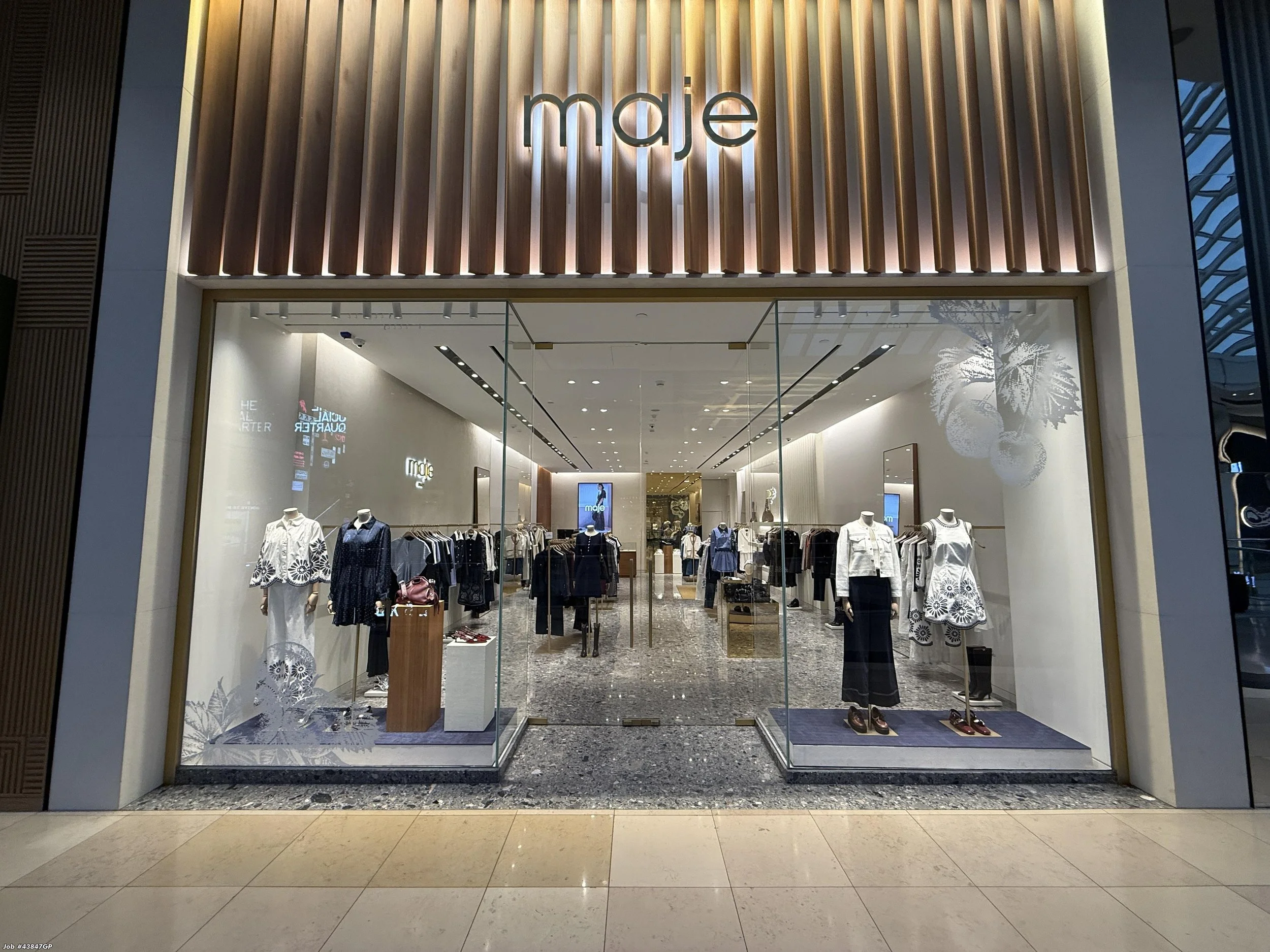 Maje Spring Window Decals