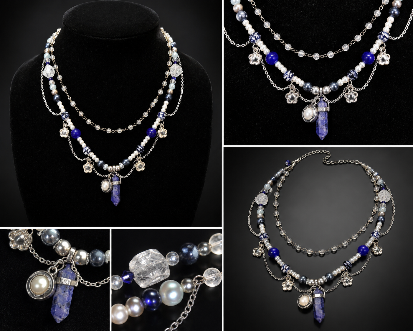 bombshell white blue pearl