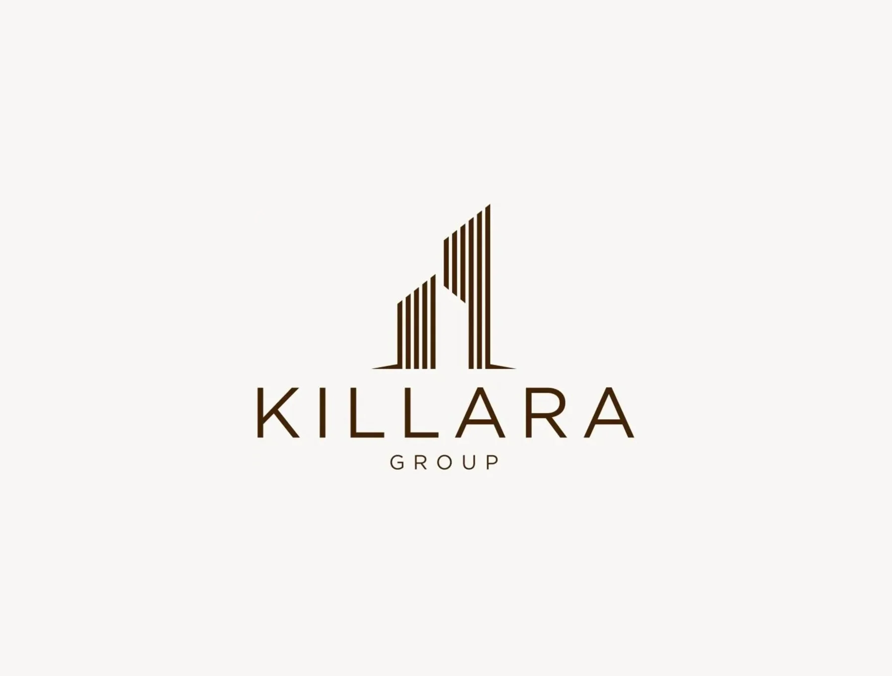 Logo of Killara Group with a stylized skyscraper design above the text 'KILLARA' in large letters and 'GROUP' below in smaller letters.