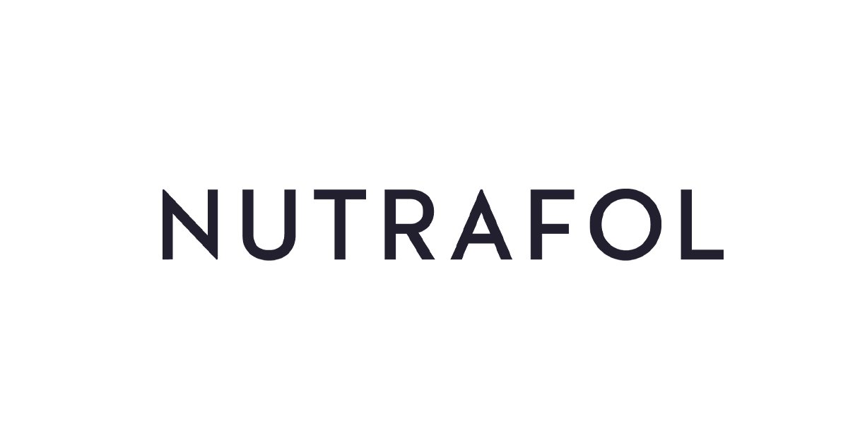 Image of the Nutrafol logo on a white background