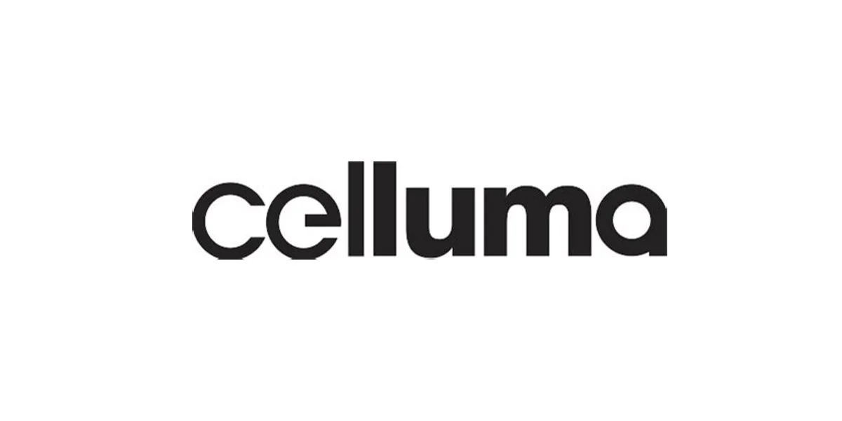 The logo of Celluma in black text on a white background.