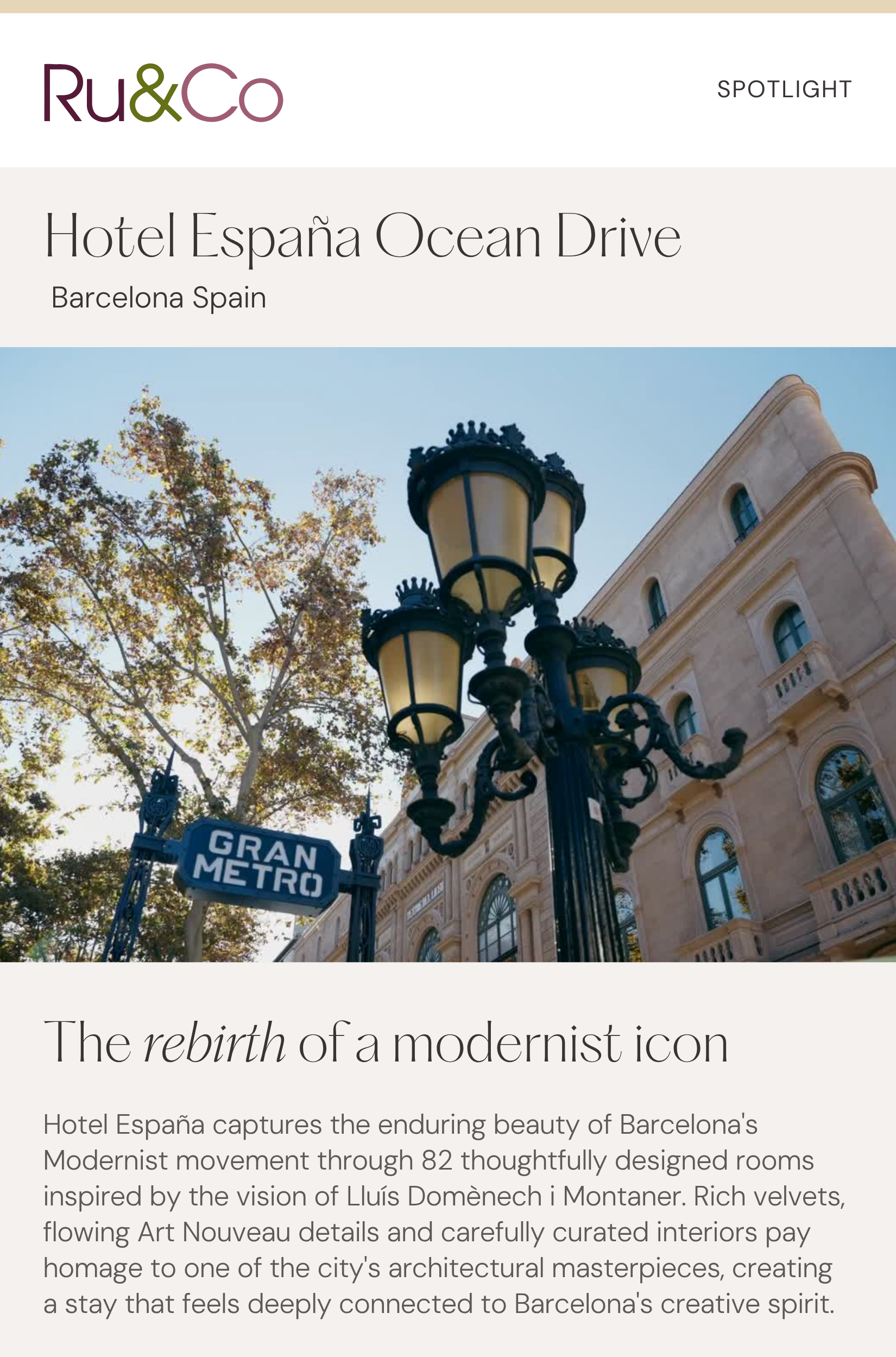 The rebirth of a modernist icon