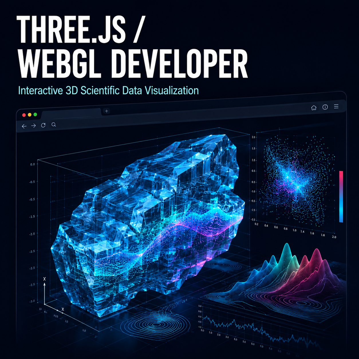 Three.js/WebGL Developer for 3D Visualization