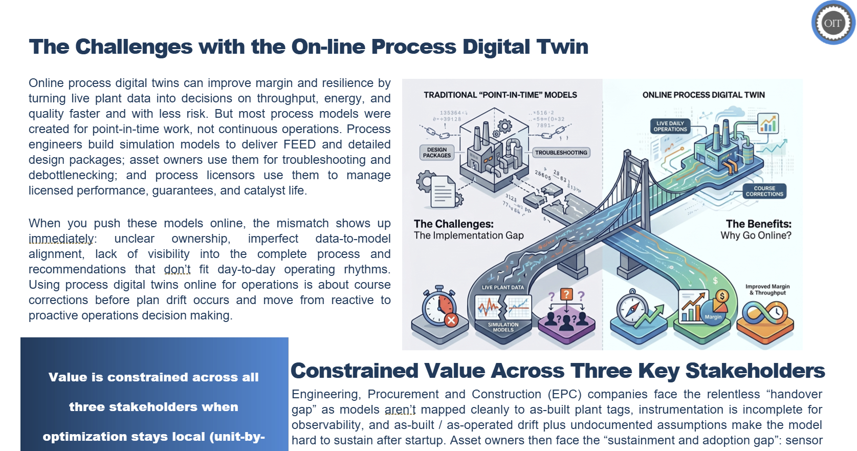 constrained value key stakeholders