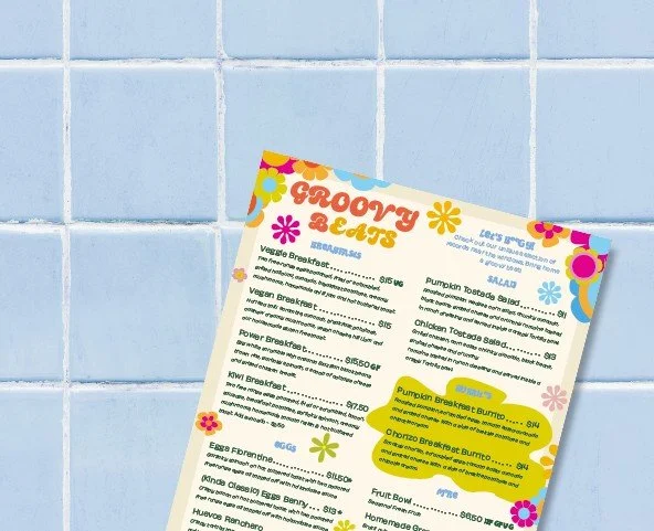 Groovy BEats Menu