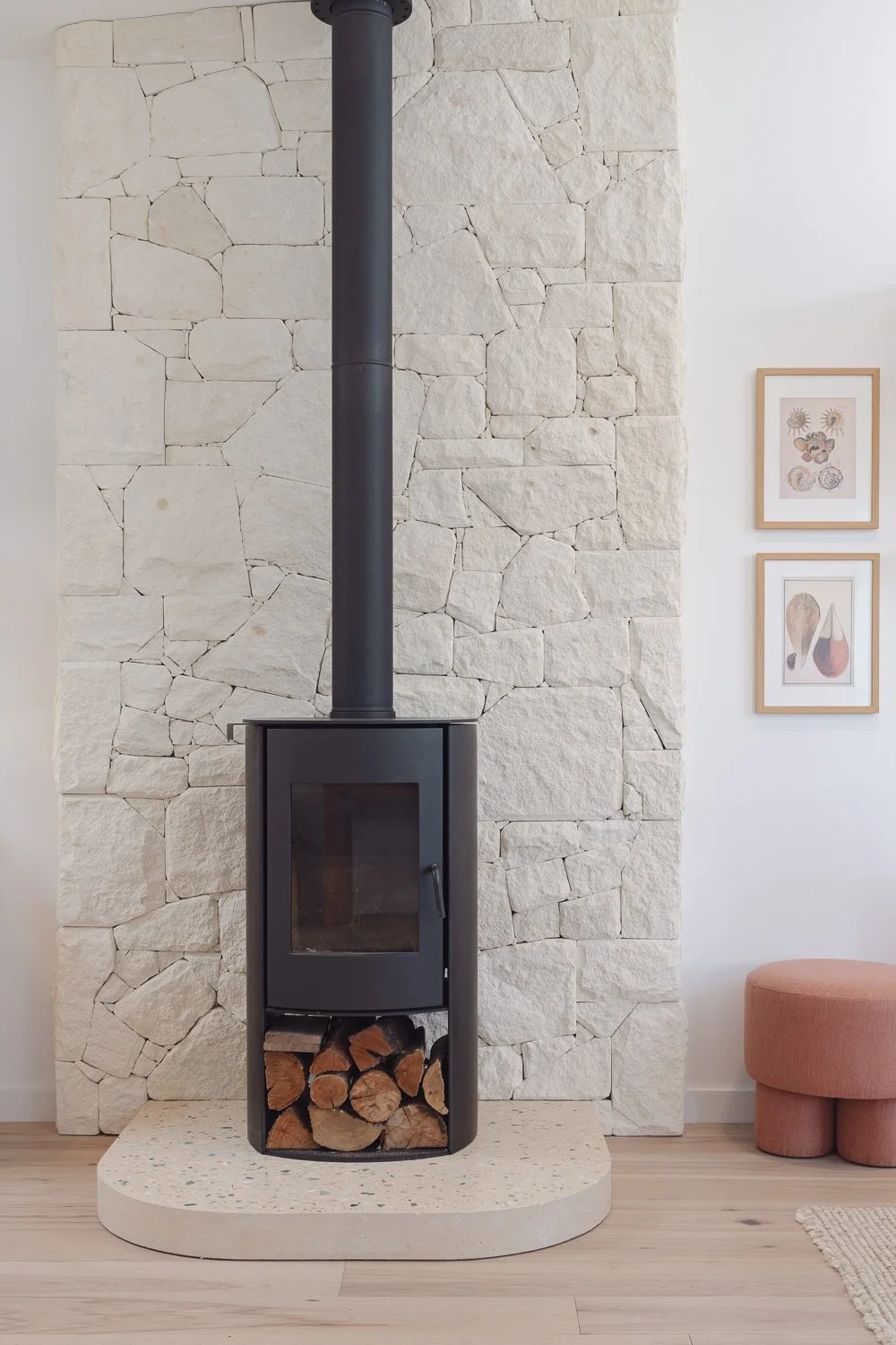 Elliot Avenue fireplace
