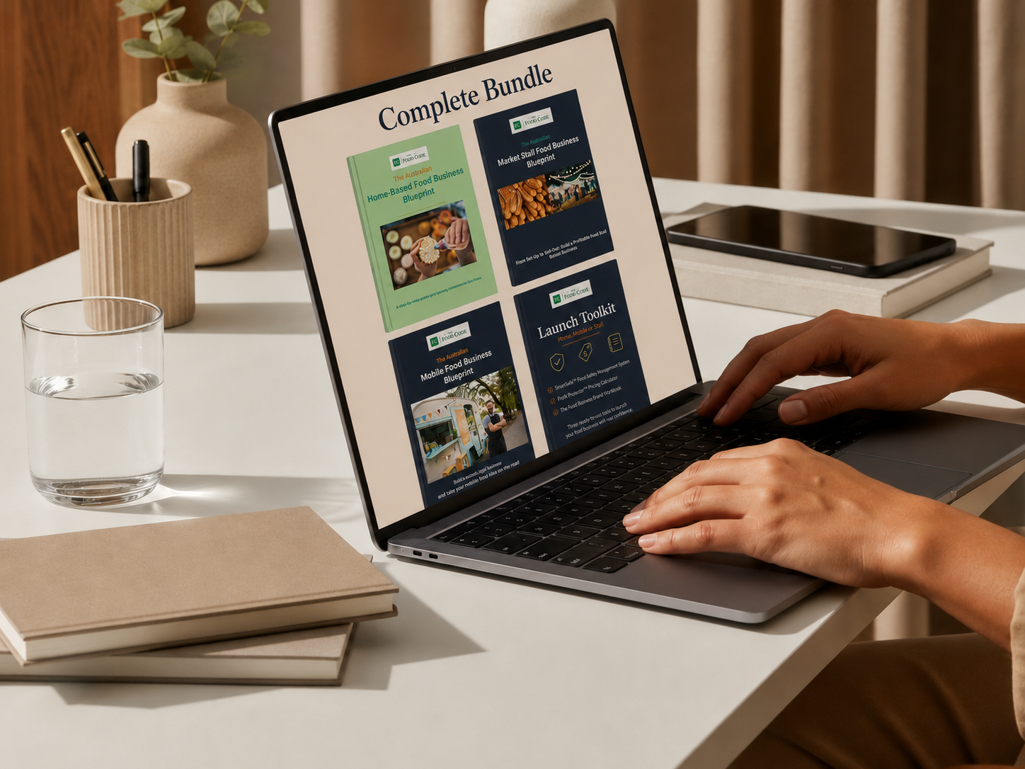 Food Code complete bundle-home based, mobile , market stall food bsuiness blueprints
