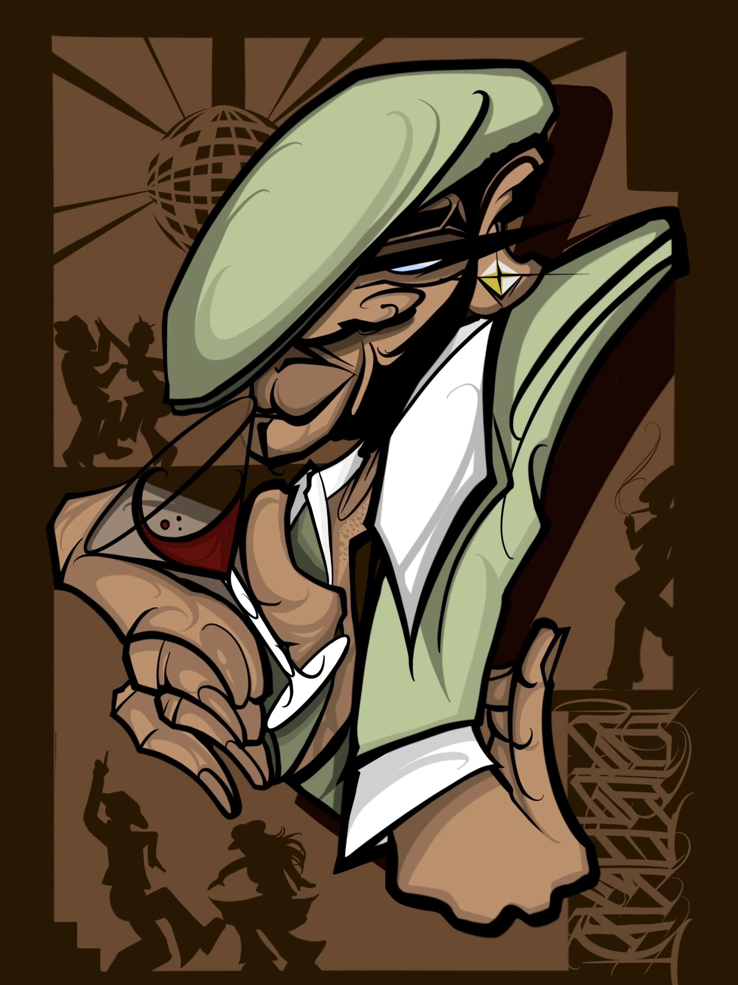 'THE GROOVE' PRINT