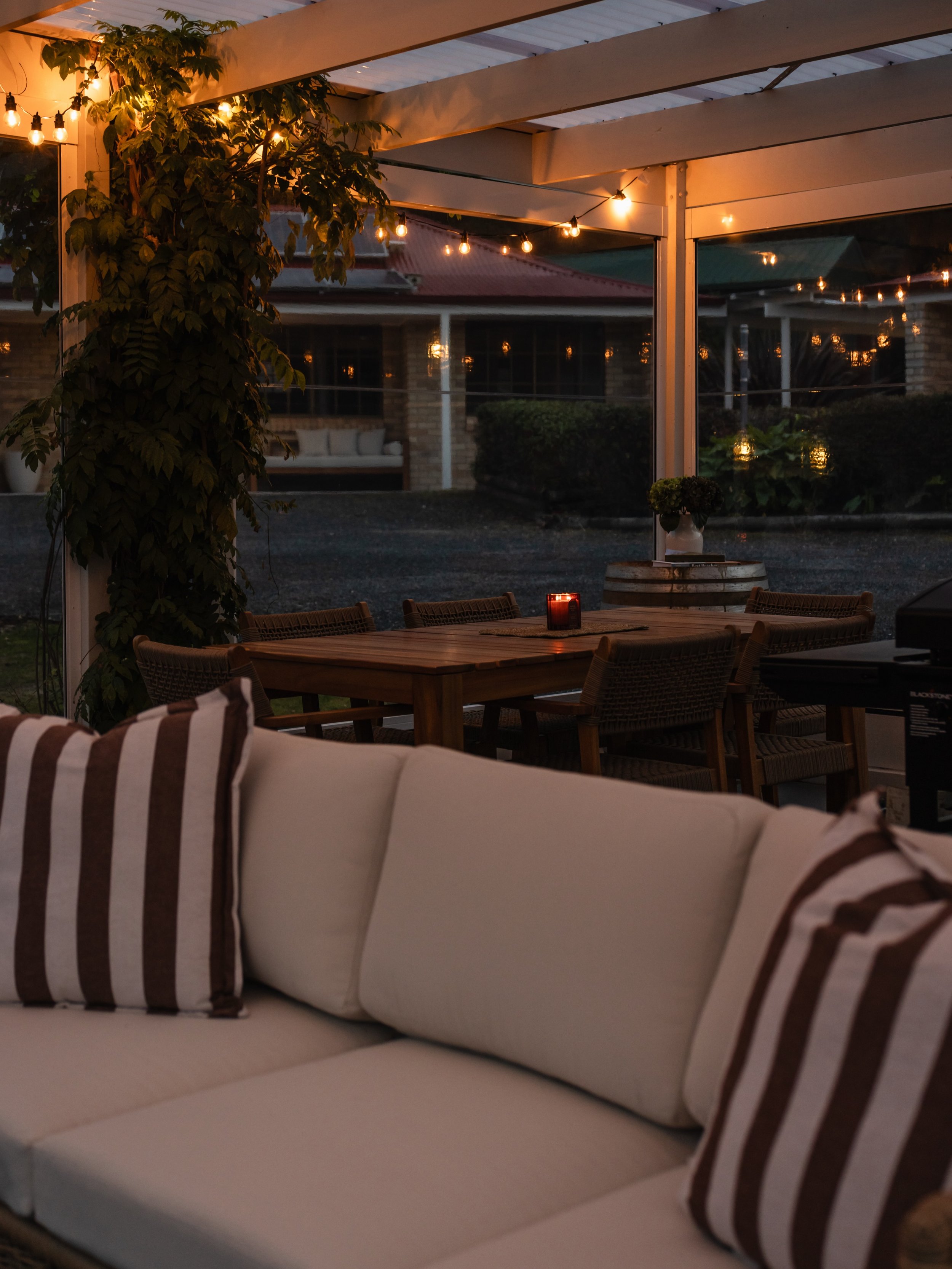 The best seat isn&rsquo;t inside. 
It&rsquo;s out here, surrounded by the fresh air, good company and the relaxed pace of Port Arthur.

#amadiyaportarthurvillas #portarthurtasmania
