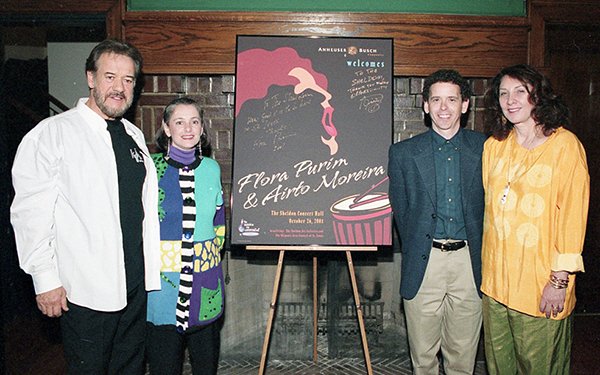 Photo of the poster and musicians Flora Purim and Airto Moreira.