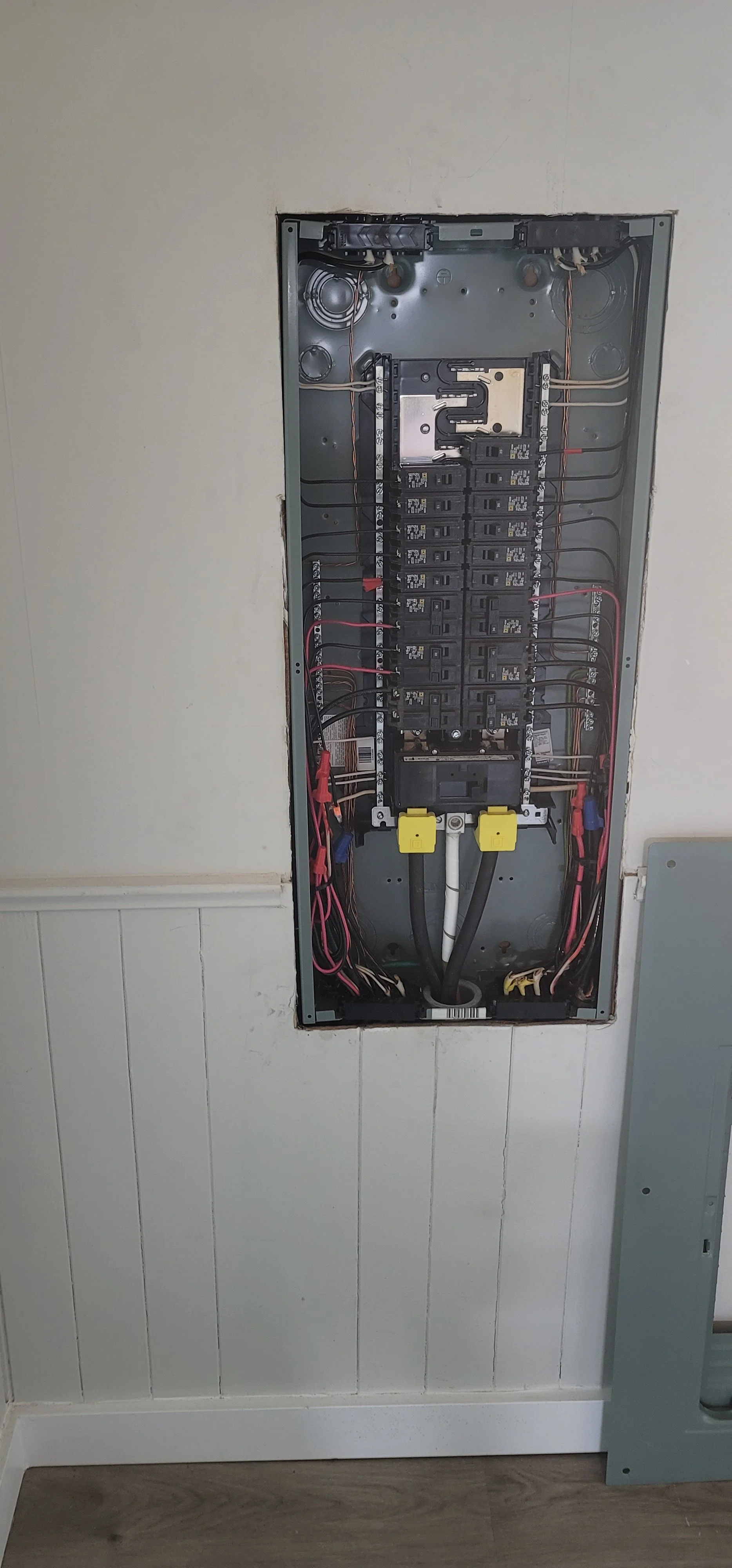 Rewire panel remodel retrofit swap