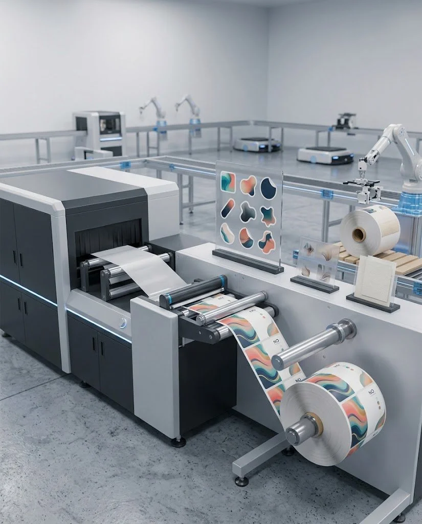 Sticker and label printing