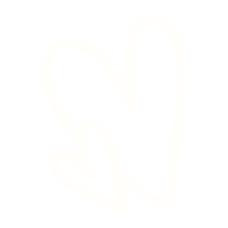 Two outline hearts on a transparent background for Tiny Feeding Co. in El Paso, TX where we provide lactation services, occupational therapy, therapeutic ultrasound, and virtual consultations, as well as professional mentorship.