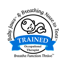 Baby Jaws & Breathing Nose to Toes Badge from their continuing education course that Jacklynn took for Tiny Feeding Co. in El Paso, TX